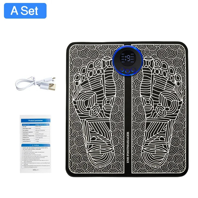 Fußmassagematte mit Akupressur-Stimulator