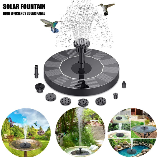 Solarbetriebener Gartenbrunnen