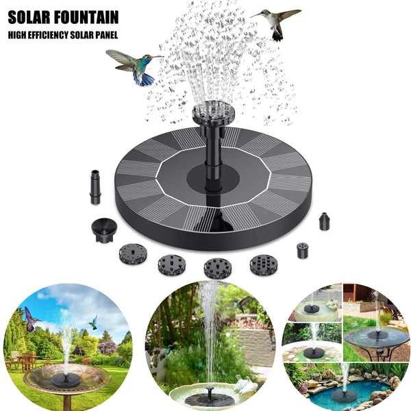Solarbetriebener Gartenbrunnen