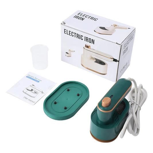 Mini Handheld Steam Iron Foldable 180 Rotating Wet Dry Ironing Machine Household Travel Fast Heating for Clothes Fabric Wrinkle