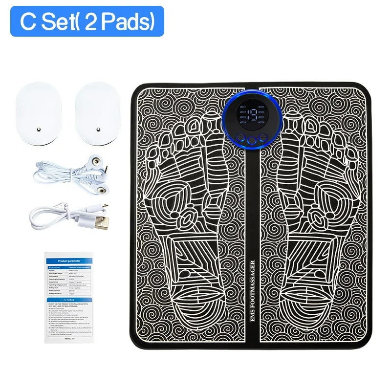 Fußmassagematte mit Akupressur-Stimulator